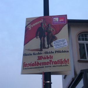 Das Retro-Wahlplakat der SPD von 1919